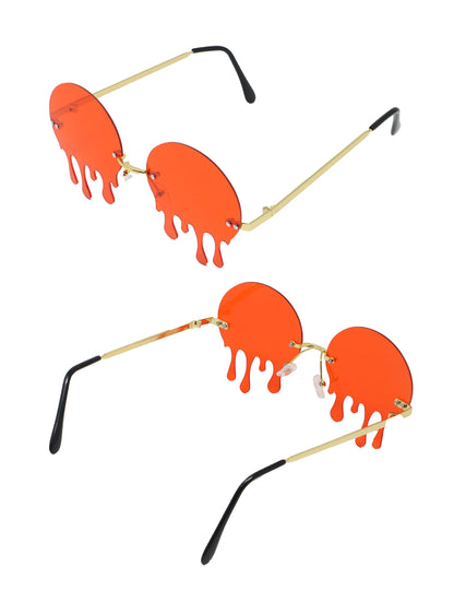 ochelari cu picături roșii de sânge pentru adulți