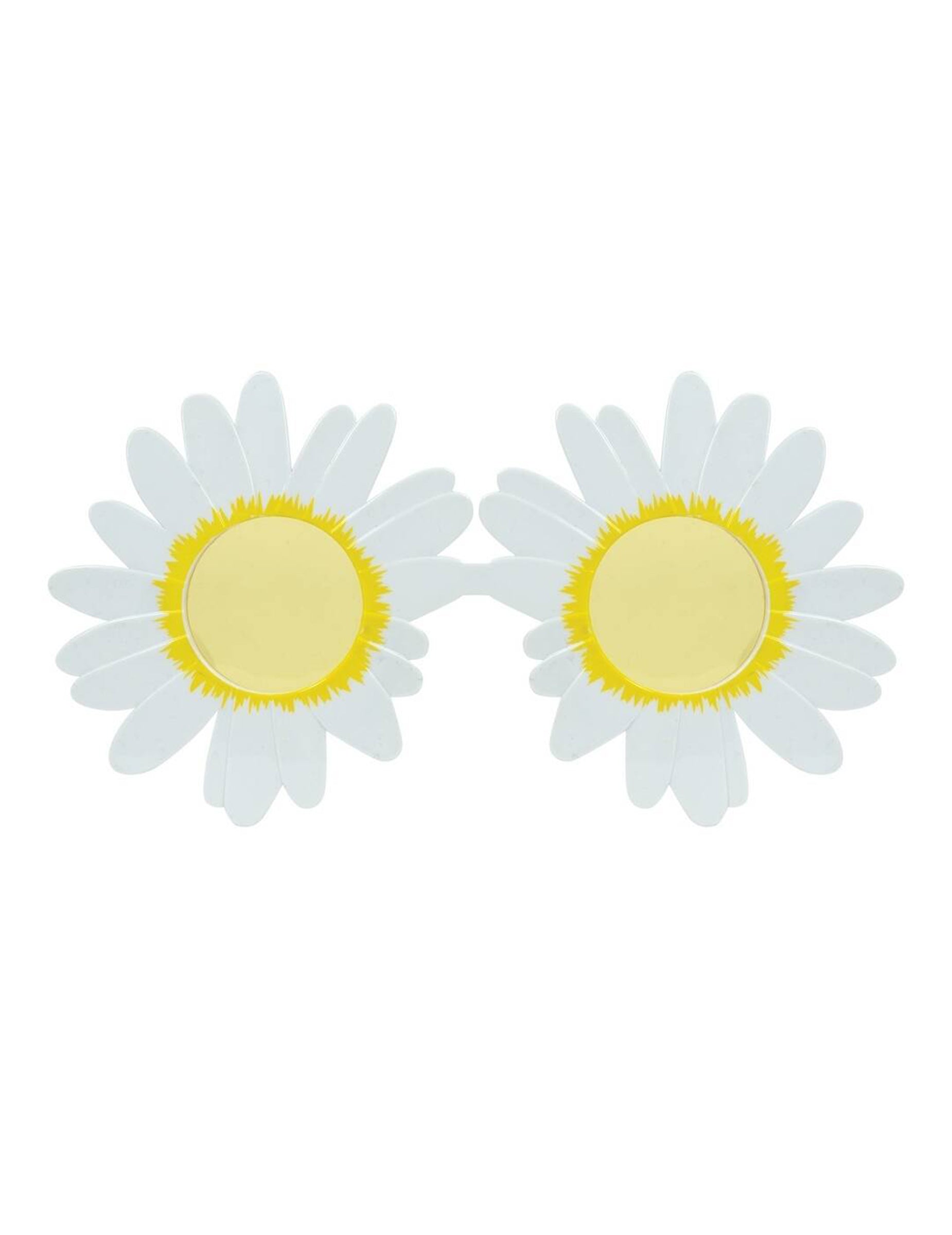 Vue de face des lunettes pâquerettes pour adulte