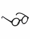 Lunettes rondes d'écolier intello pour adulte noires