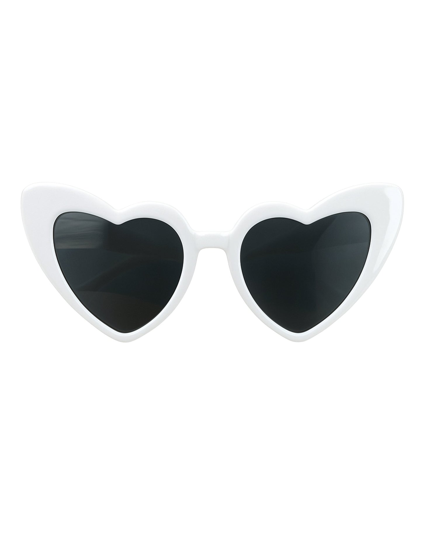 Ochelari de inimă albi vintage