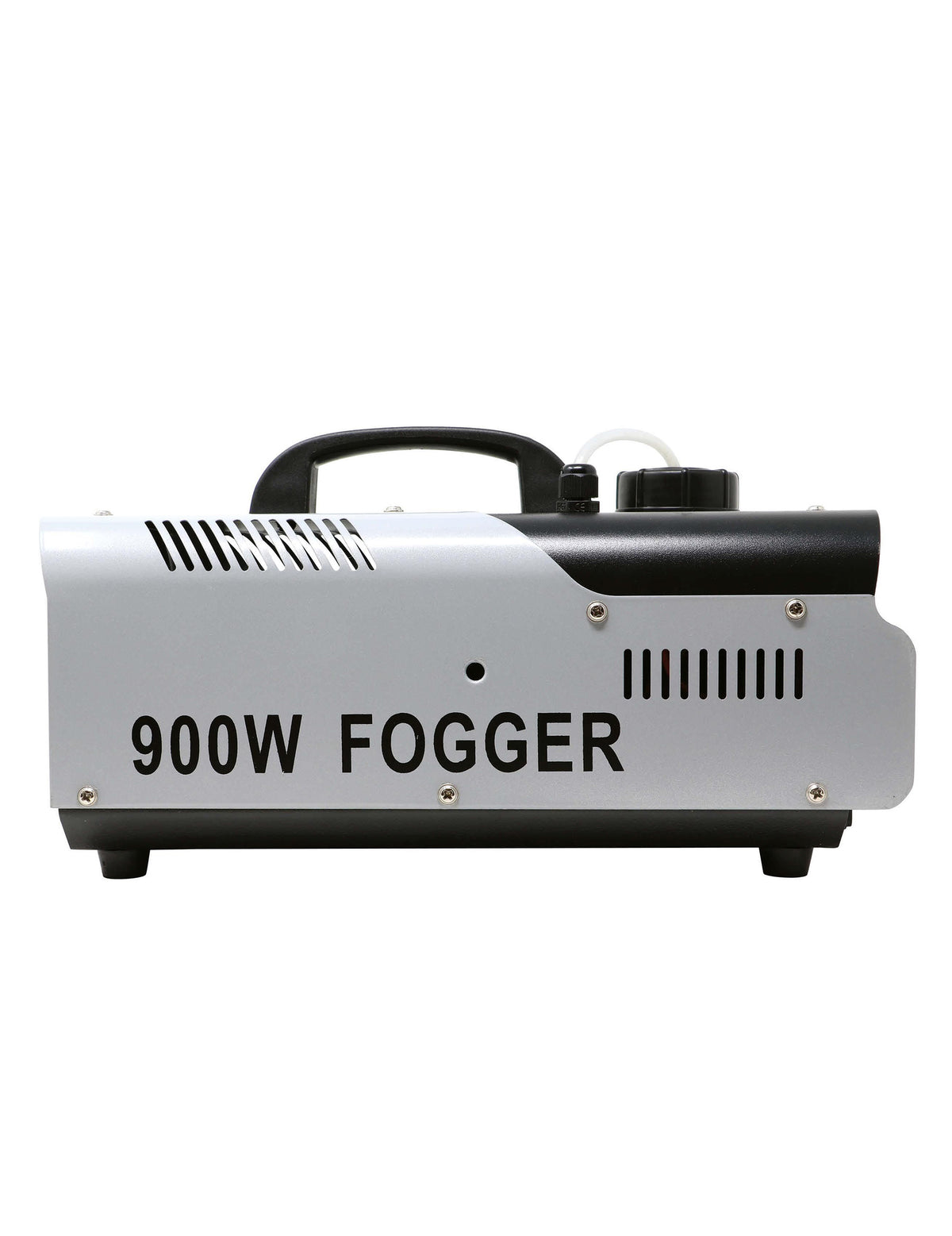 Vue de profil de la machine à fumée 900W avec télécommande