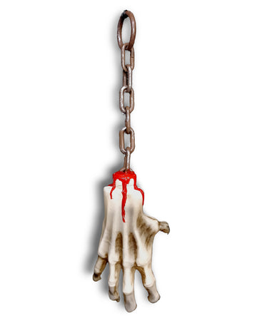 Main ensanglantée suspendue - 42 cm