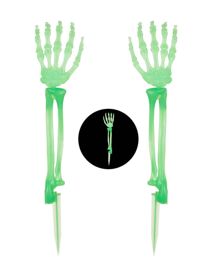 Mâini de schelet fosforescente 46 cm