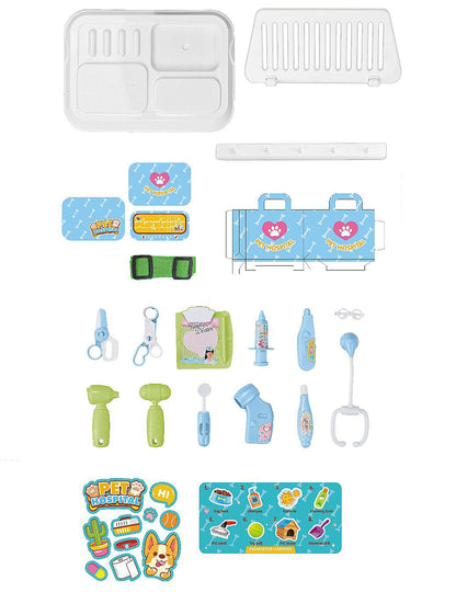 Trusa de joaca veterinara cu toate accesoriile sale