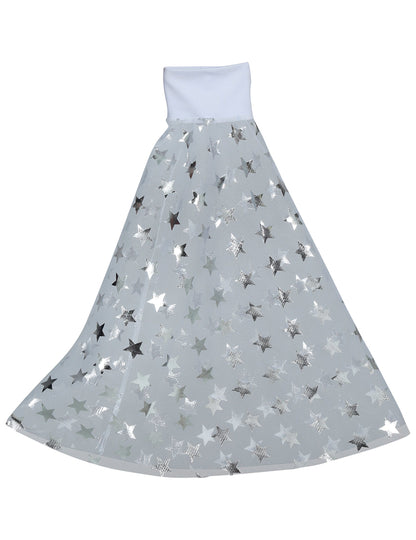 Manșete disco cu stele argintii 