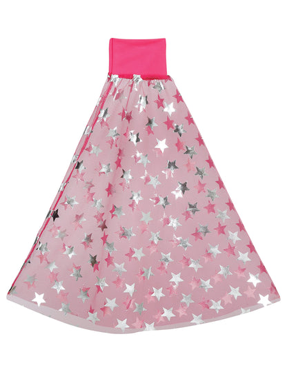 Manșete disco cu stele roz 