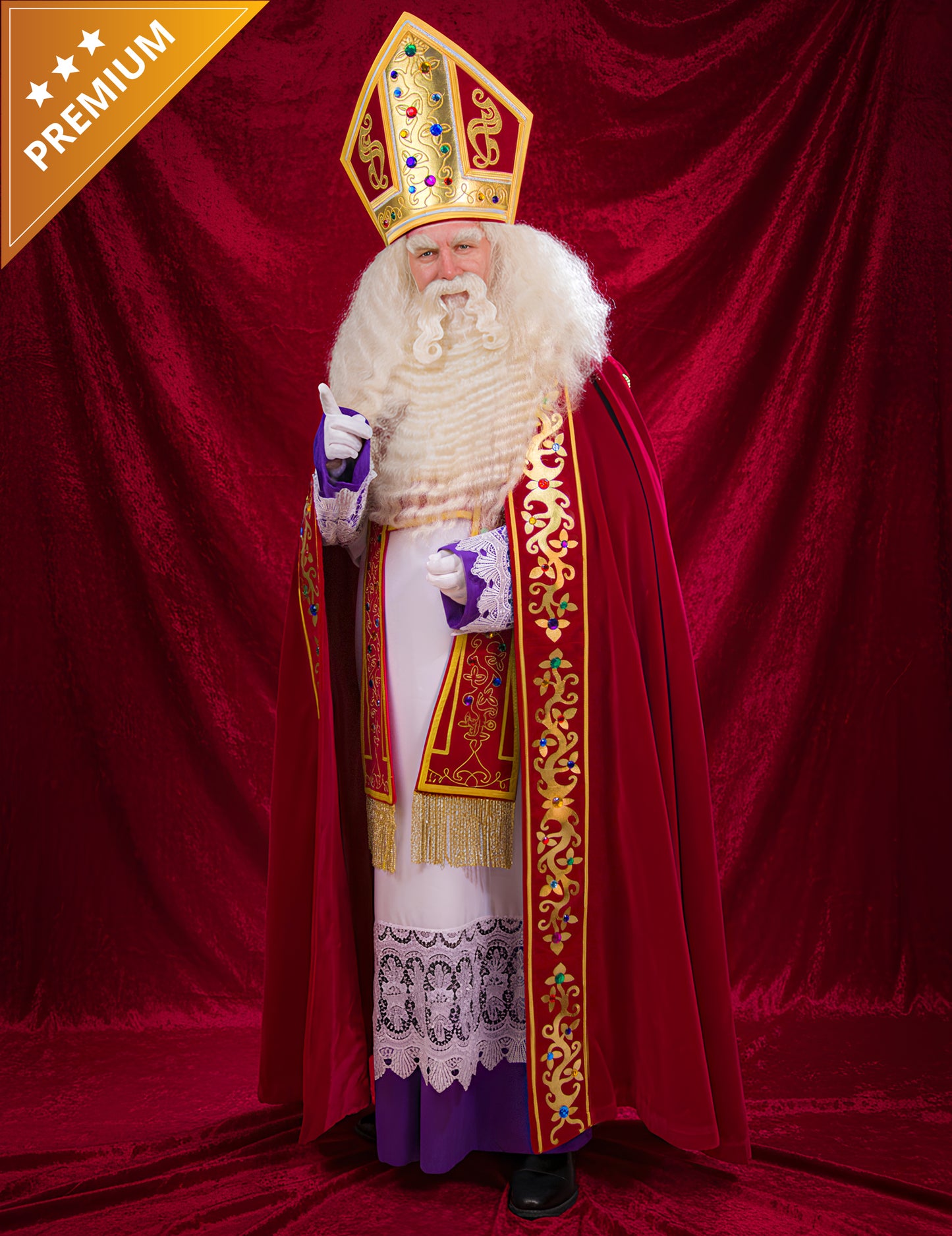 Haină Sfântul Nicolae, model Antwerp, mărime lux pentru adult