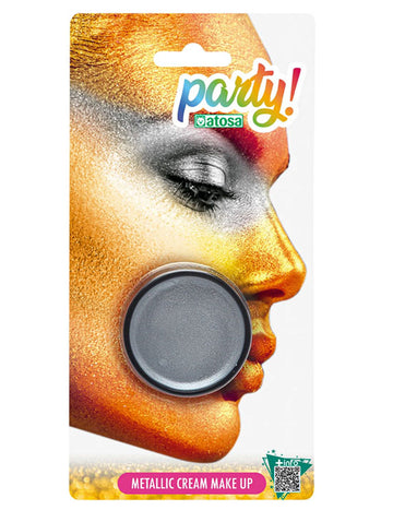 Machiaj din metal argintiu