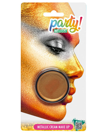 Machiaj metalic de aur