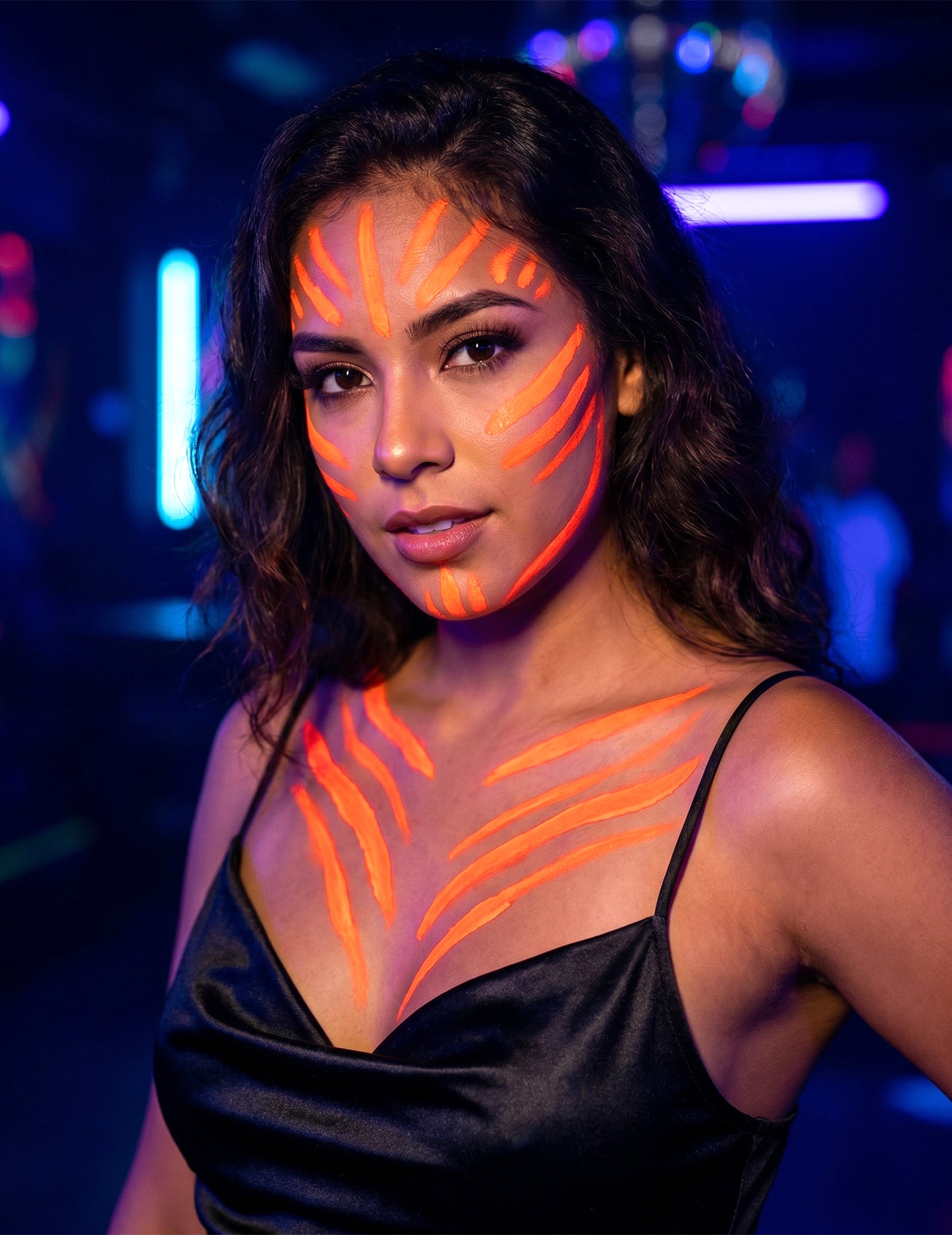 Machiaj de neon fluo portocaliu 7,8 g