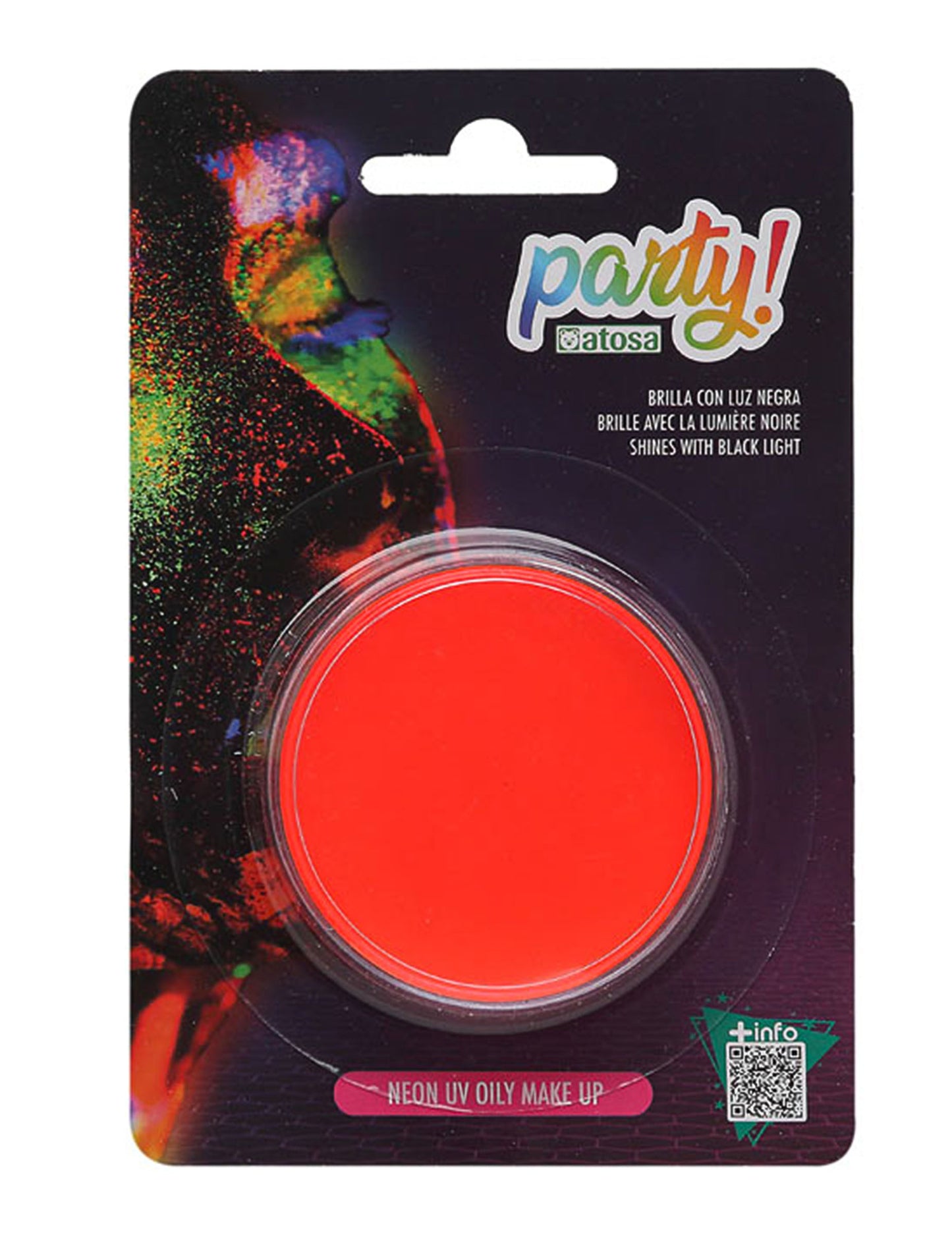 Machiaj de neon fluo portocaliu 7,8 g