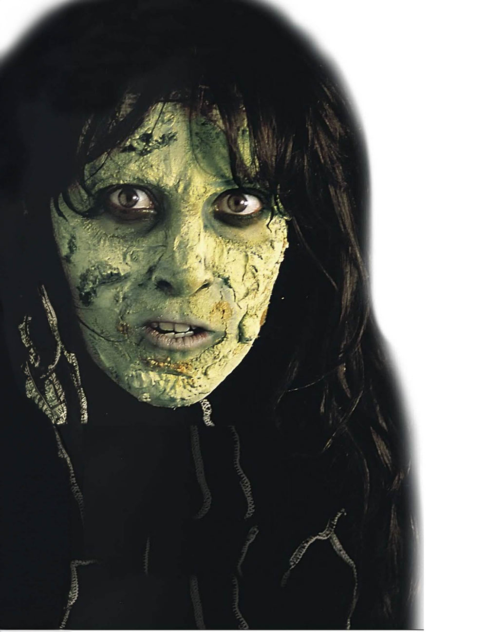 machiaj piele verde halloween pentru adult verde cu efect texturat monstruos