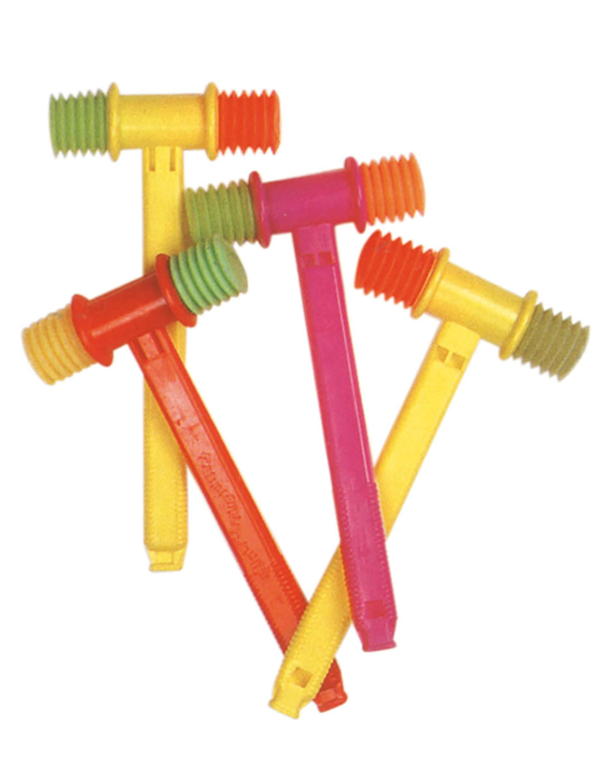 Ciocan din plastic care scârțâie, cu fluier
