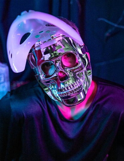 Mask 2 En1 Lumina de hochei pentru adulți
