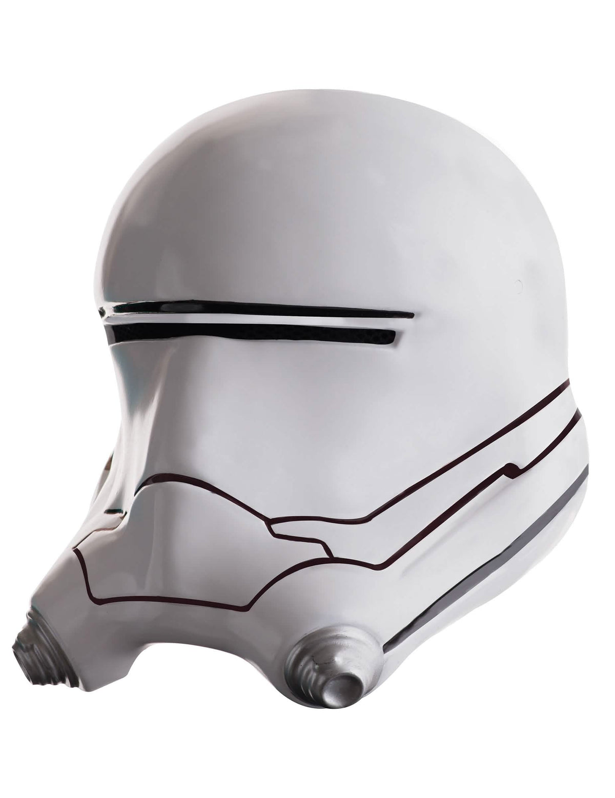 Mască lux cască 2 piese Flametrooper Star Wars VII pentru adult alb