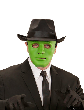 Masca anonimă verde pentru adulți