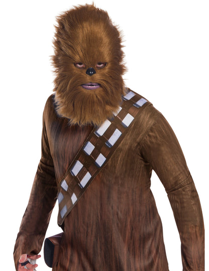 Mască cu blană Chewbacca Star Wars Adult