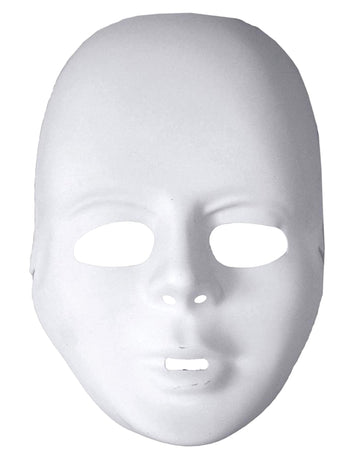 Masca de plastic alb