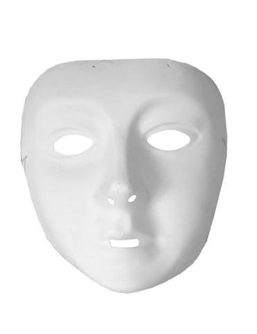 Masque blanc pour enfant intégral blanc