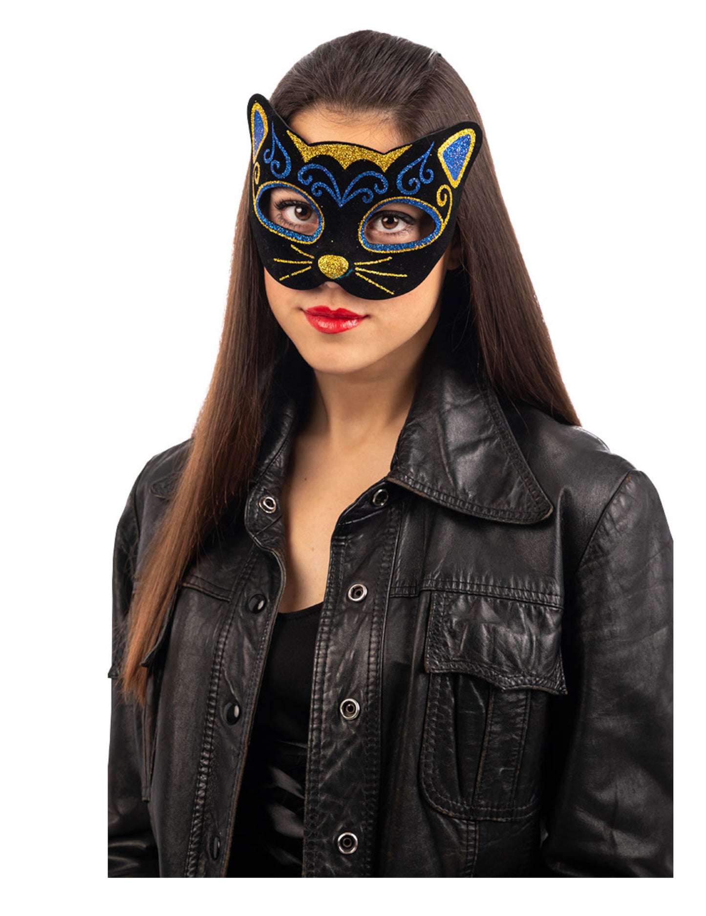 Masque chat coloré adulte