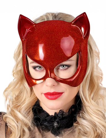 Masca pentru pisici roșii adulte