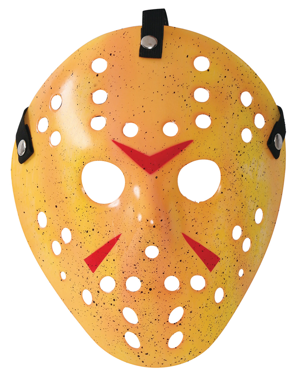 Vue de face du masque de hockey tueur en série