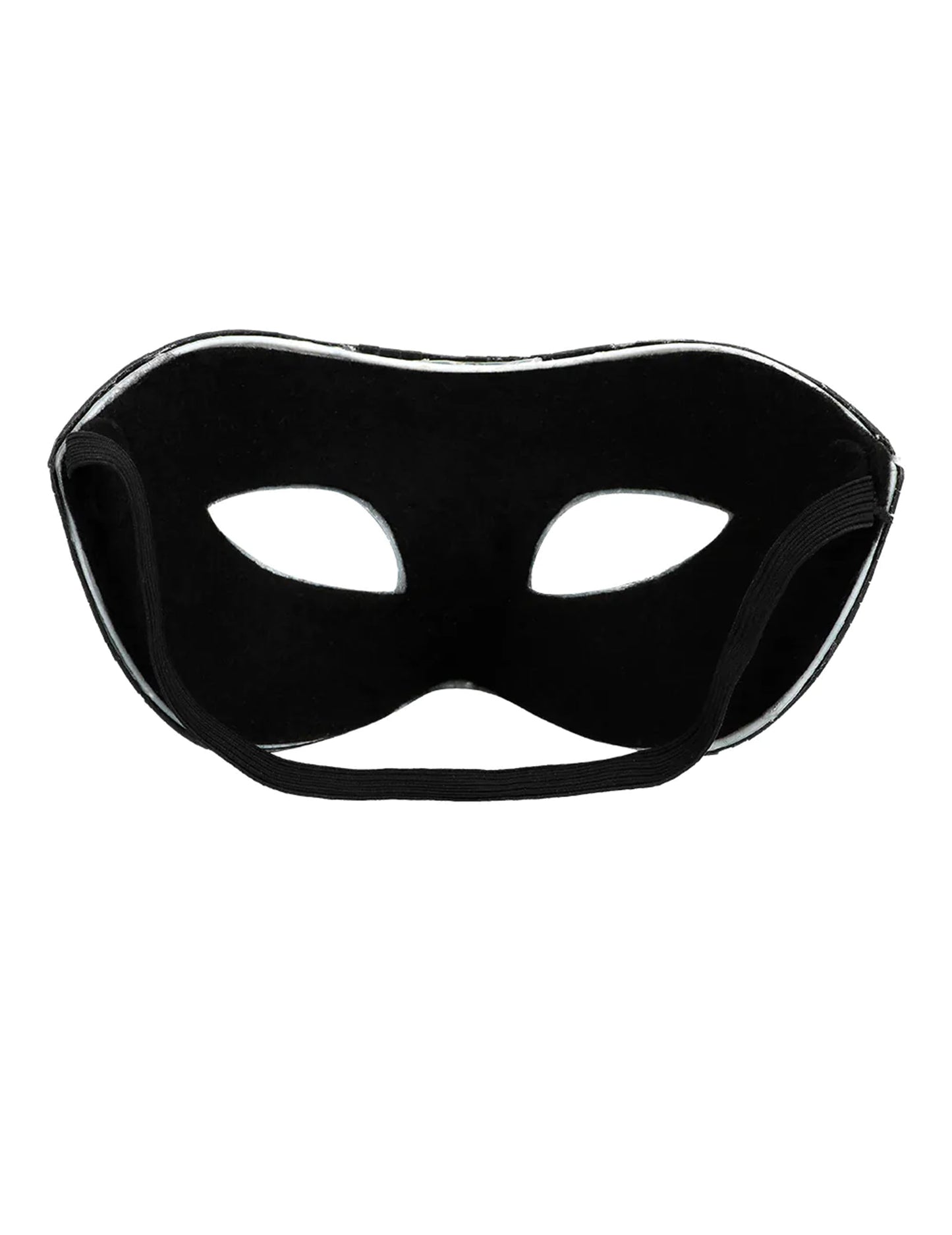 Vue de l'intérieur du masque disco à facettes pour adulte