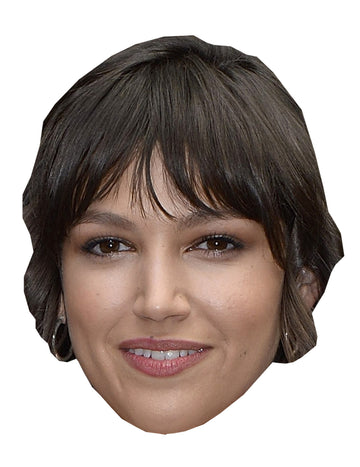 Masque en carton braqueur Úrsula Corberó pour adulte brun
