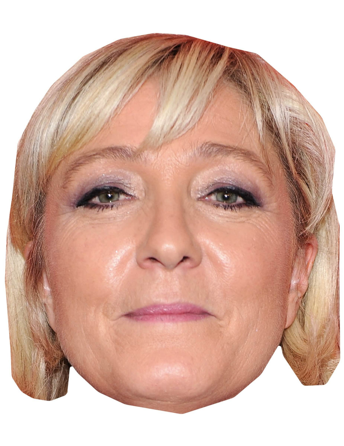 Masque en carton Marine Le Pen pour adulte