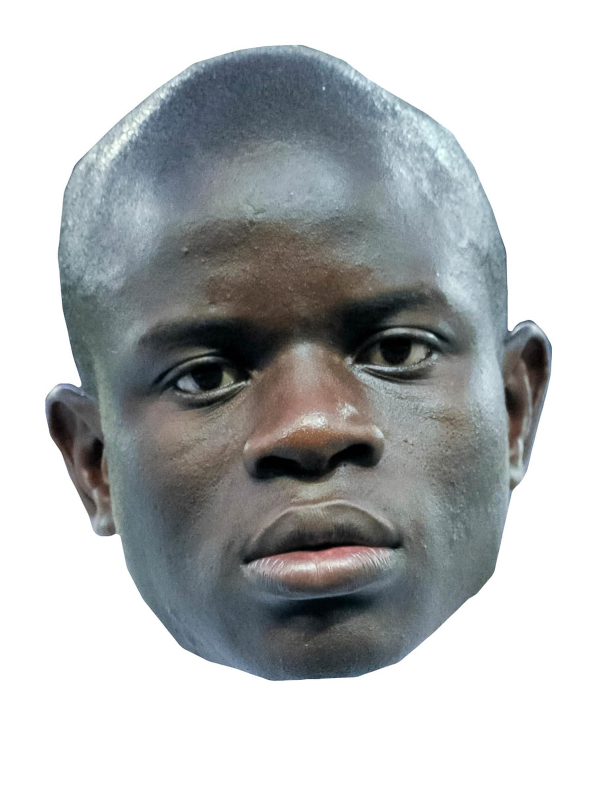 Mască din carton N'golo Kanté pentru adult realistă