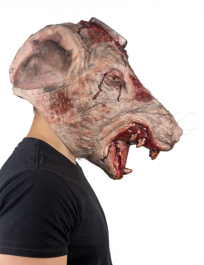 Vue de profil du masque intégral rat de laboratoire