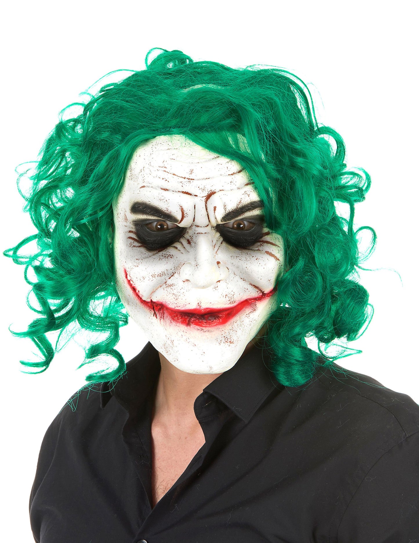 Masca de latex Arlequin Psychopath Adult Halloween