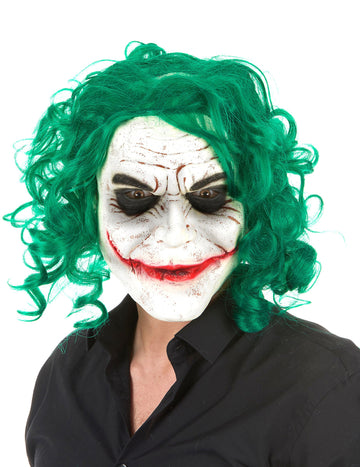 Masca de latex Arlequin Psychopath Adult Halloween