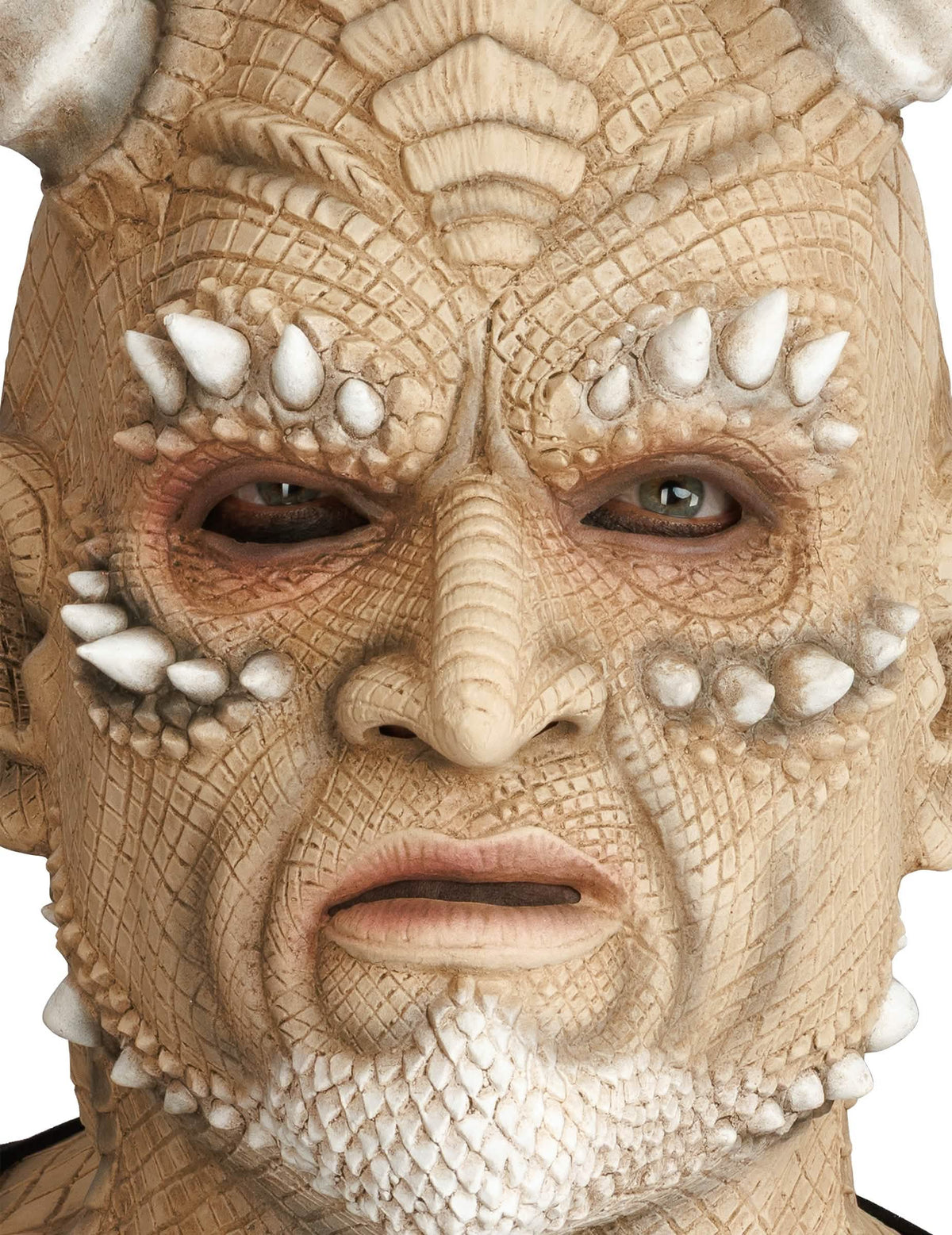 Mască de latex demon al nisipurilor, de lux, pentru adulți