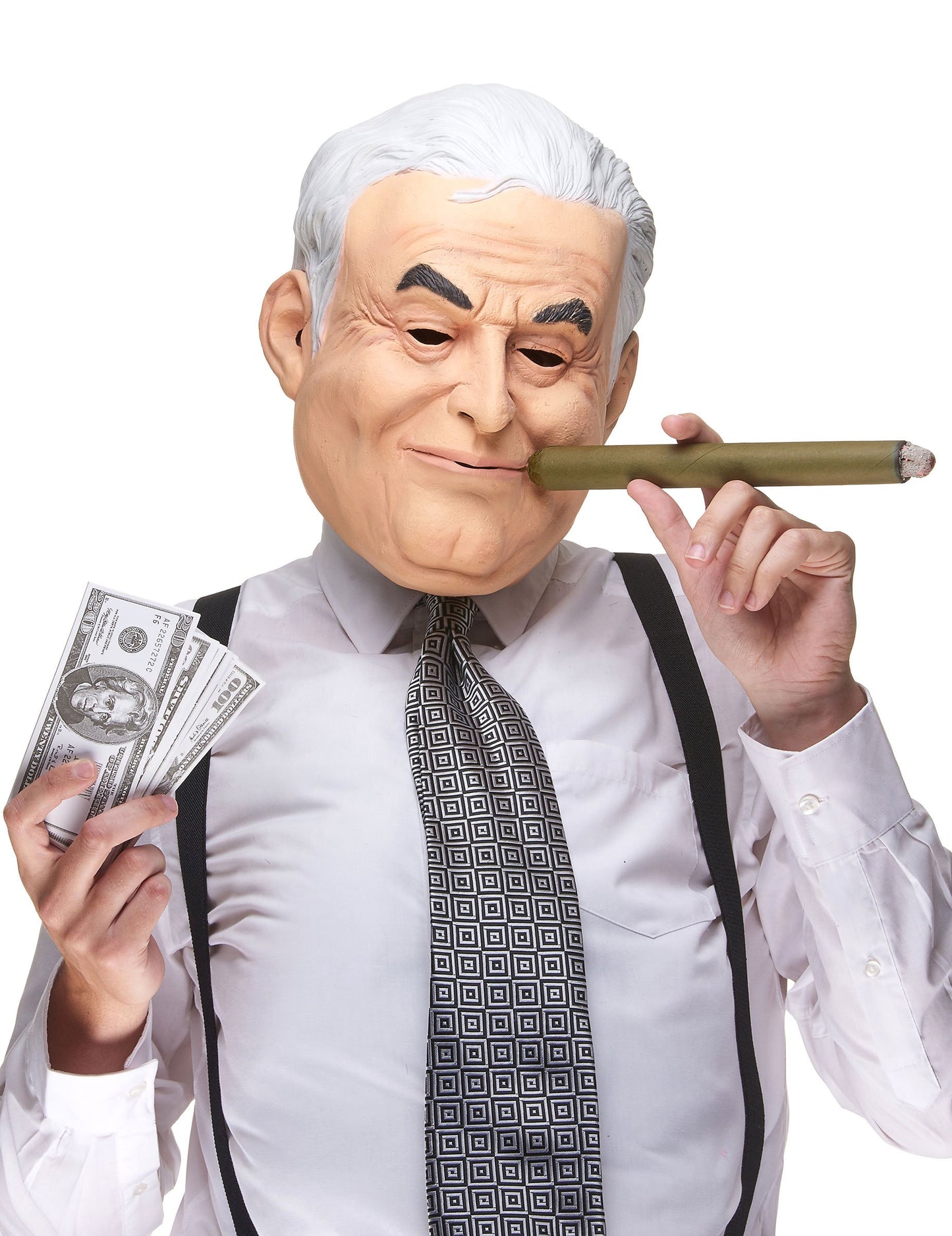 Masca umoristică din latex Dominique Adult