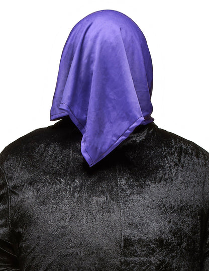 Vue de dos du masque latex vieille dame pour adulte