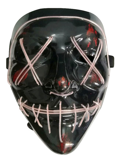 Masca LED luminoasă albă pentru adulți