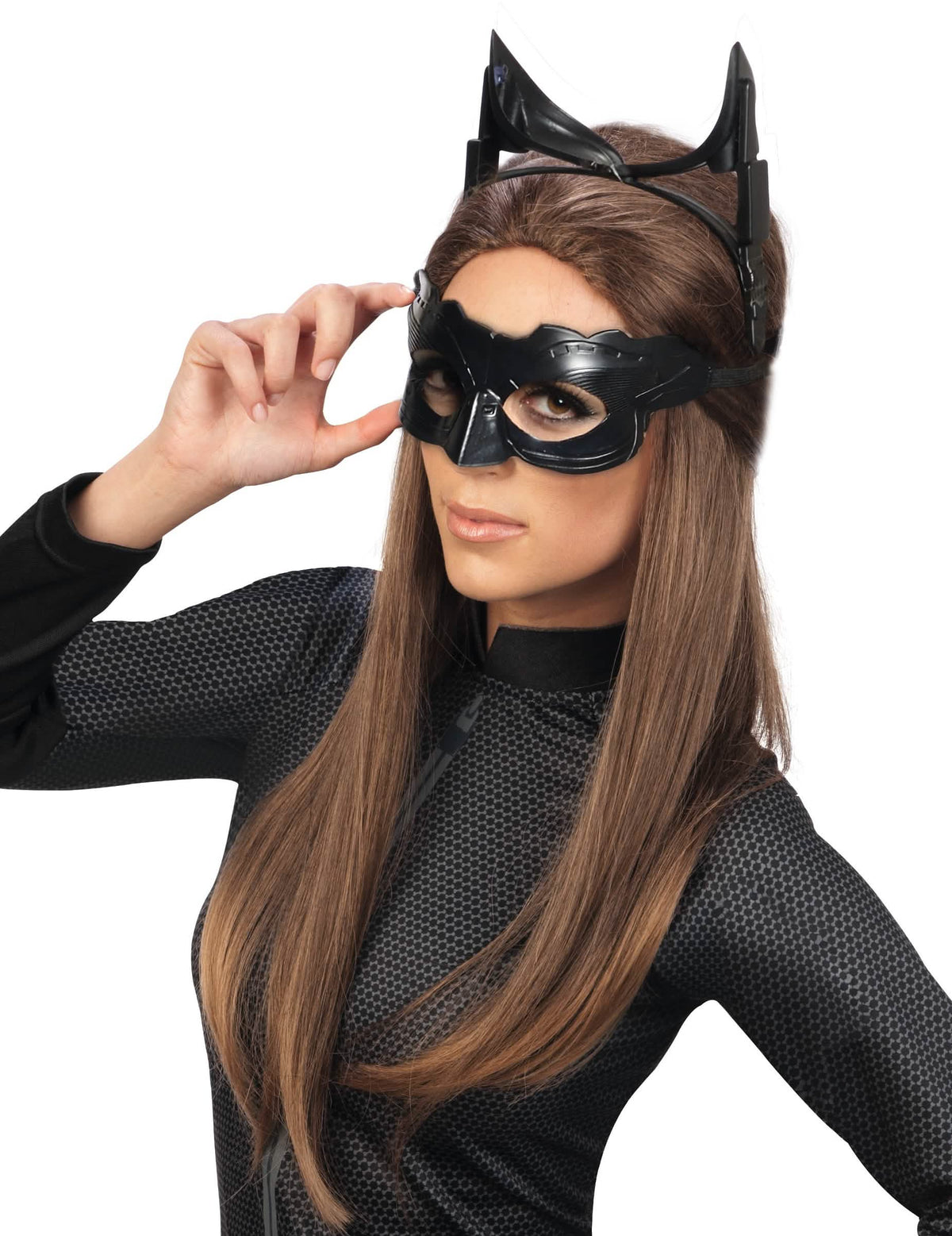 Mască lux Catwoman The Dark Night rises pentru adult negru