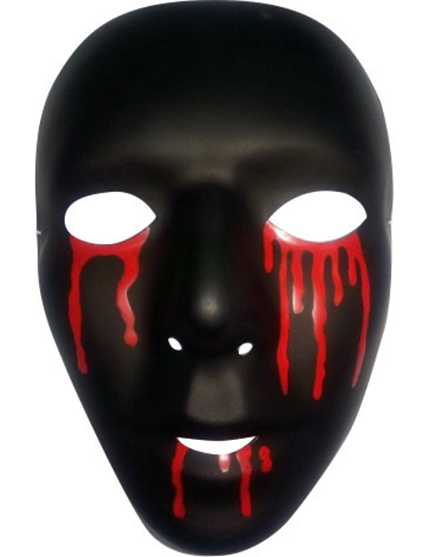 Masca neagră cu Halloween Man lacrimi de sânge