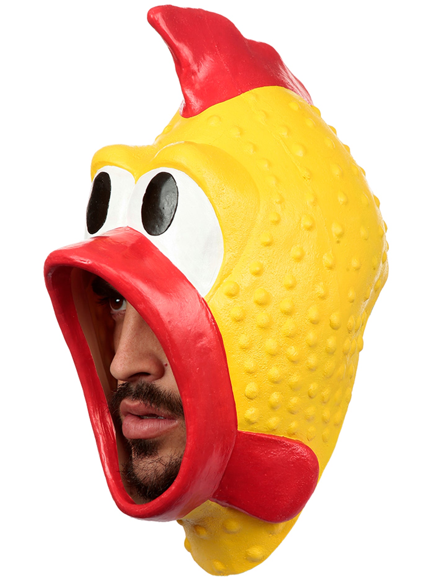 Masque poulet en plastique adulte