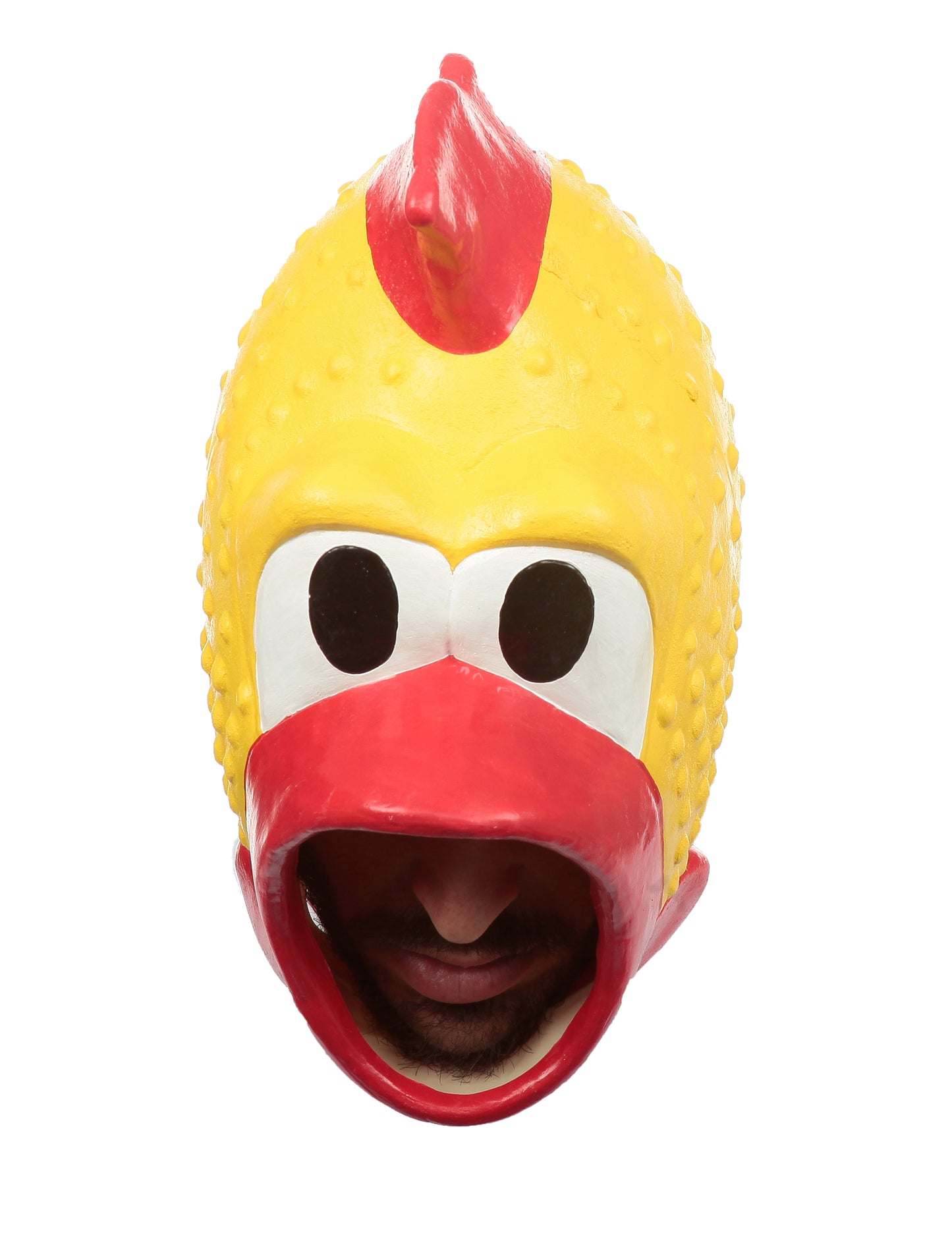 Masque poulet en plastique adulte