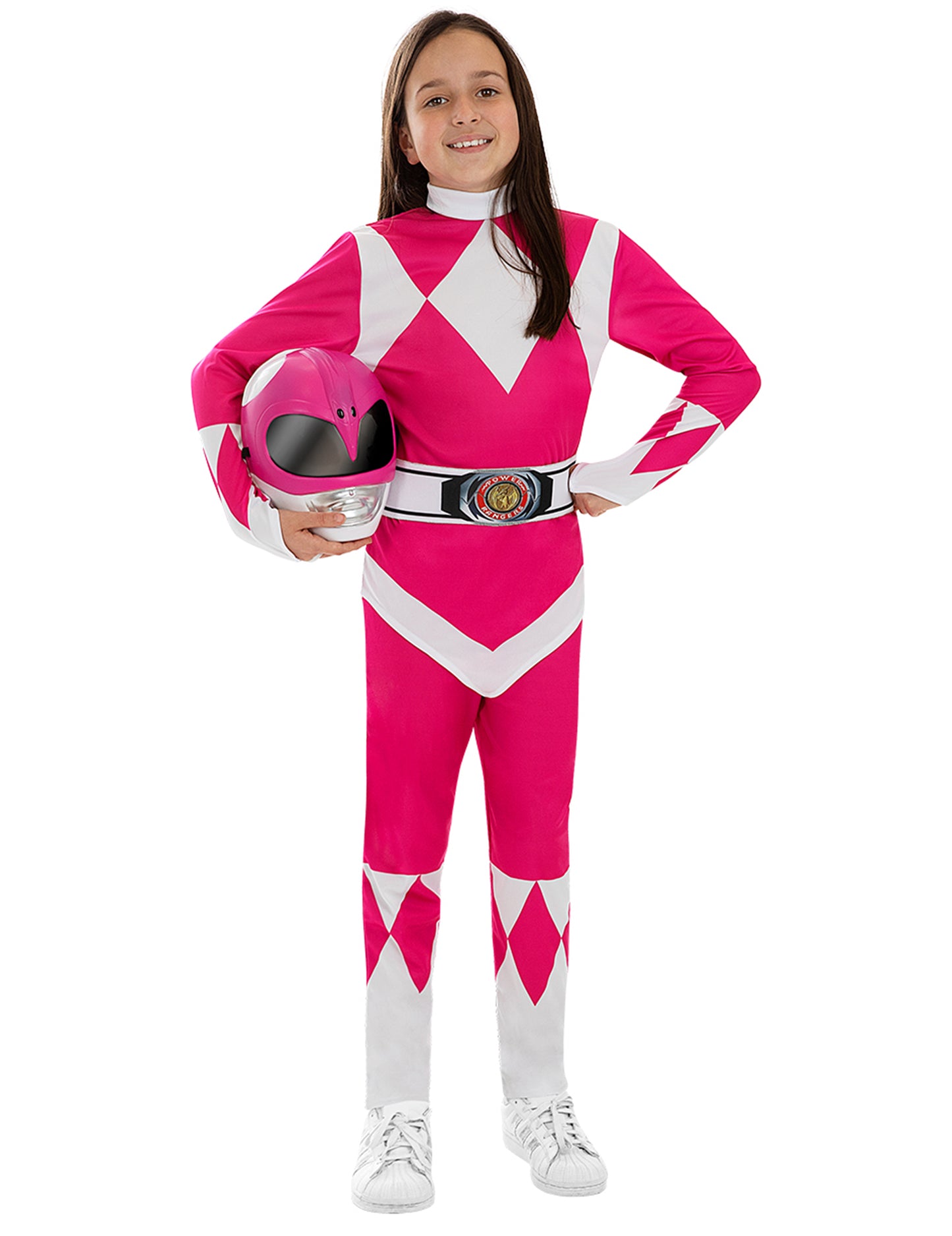 Mască roz Power Ranger pentru copii