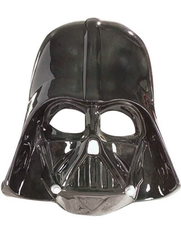 Mască Dark Vador Star Wars pentru copil negru strălucitor
