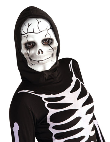 Mască de schelet cu capotă pentru copii