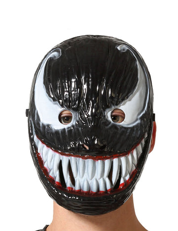 Mask Symbiote Noir și White Adult
