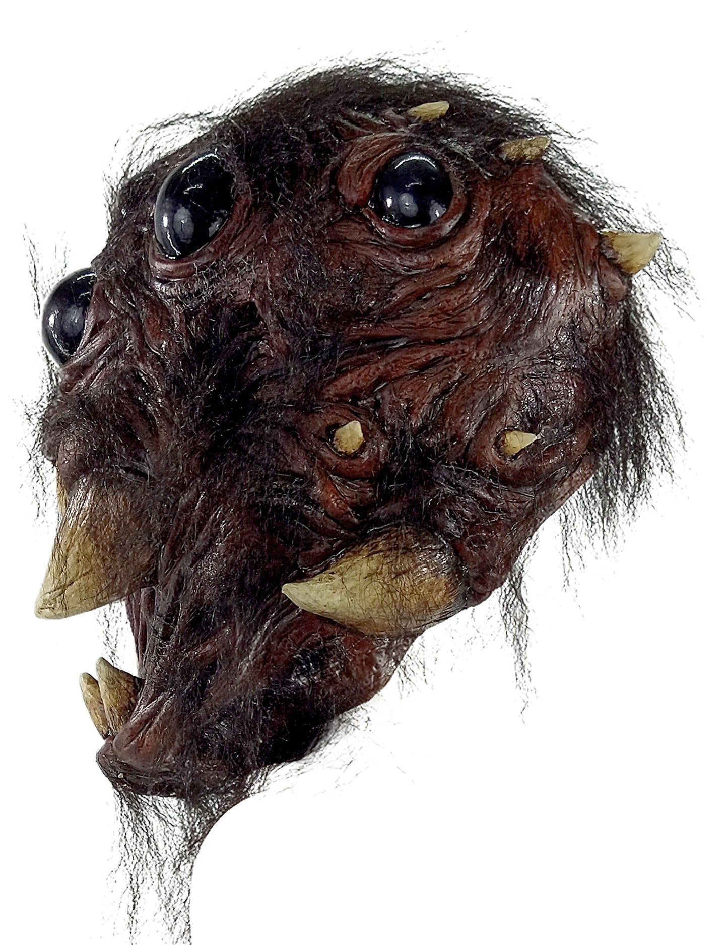 Vue de profil du masque tête d'araignée pour adulte