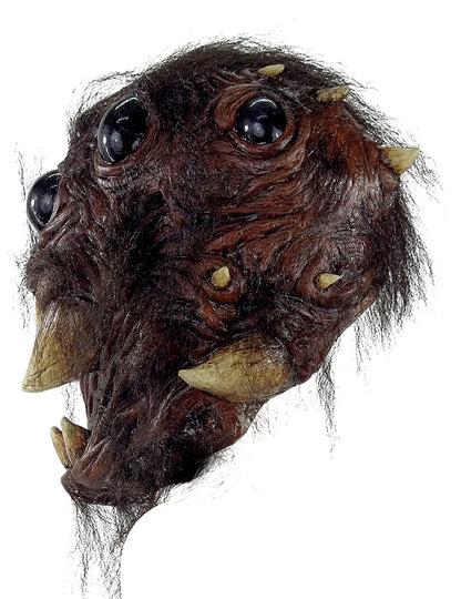 Vue de profil du masque tête d'araignée pour adulte