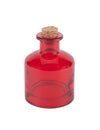 Mignonnette en verre rouge 5,6 cl 5 x 7 cm