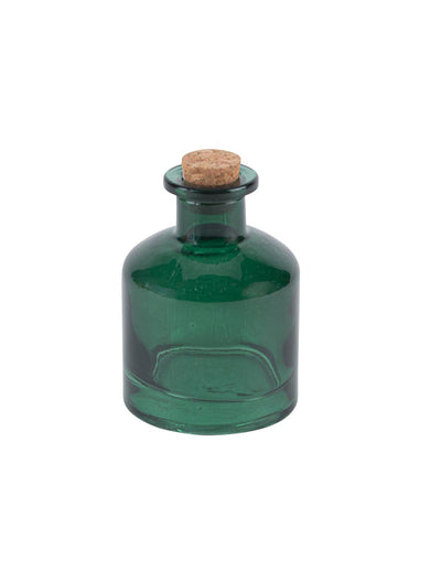Sticluță din sticlă verde închis 5,6 cl