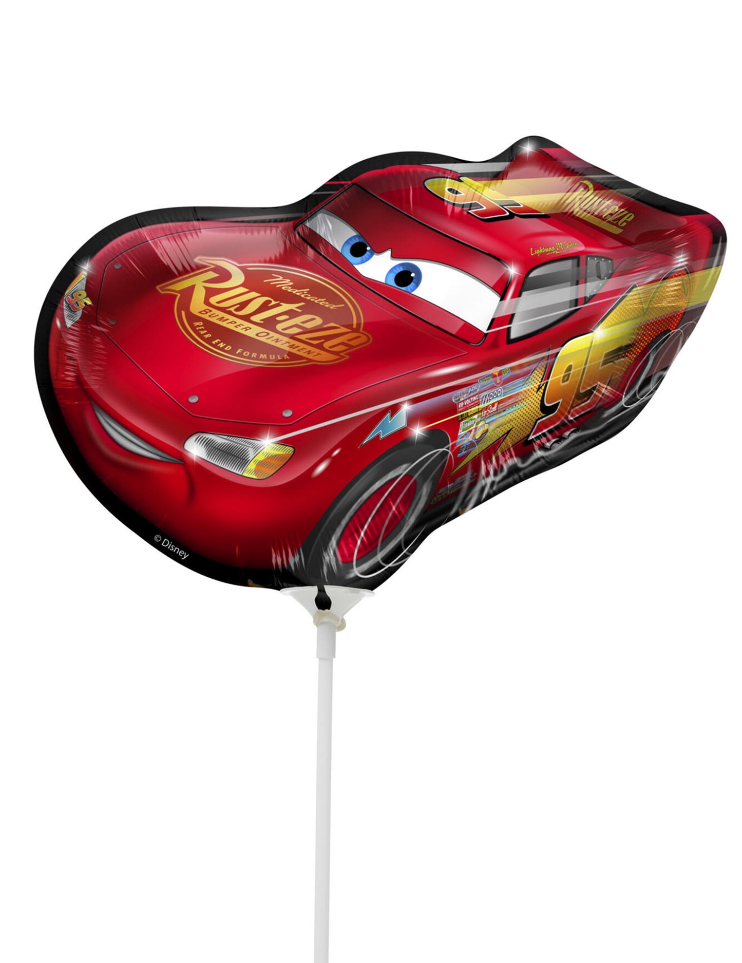 Mini balon din aluminiu în formă de Cars™ 29 x 30 cm